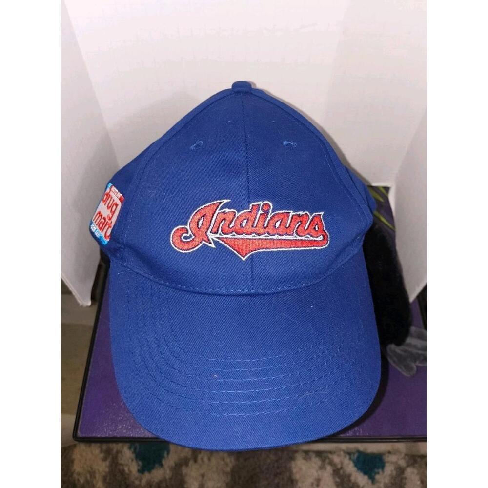 Cleveland Indians Strapback Hat Discount Drug Mart SGA MLB Officially Licensed